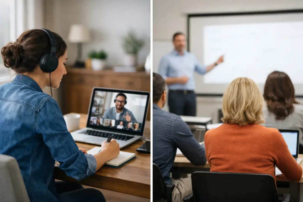 Online Learning vs Classroom Training Compared